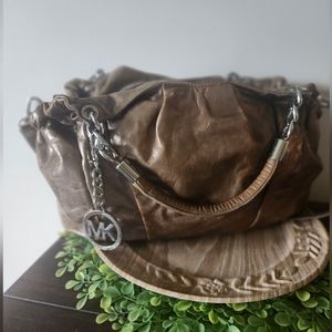 Michael Kors Erin Burnout Metalic Bag